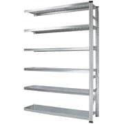 軽量 シンプル イタリア製 スチールラック 連結用 幅157.7×高さ197.2×奥行45cm 6段 MS15196d45s