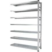 軽量 シンプル イタリア製 スチールラック 連結用 幅157.7×高さ236.8×奥行45cm 7段 MS15237d45s
