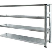軽量 シンプル イタリア製 スチールラック 連結用 幅172.7×高さ118×奥行45cm 4段 MS17124d45s