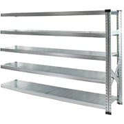 軽量 シンプル イタリア製 スチールラック 連結用 幅172.7×高さ118×奥行45cm 5段 MS17125d45s
