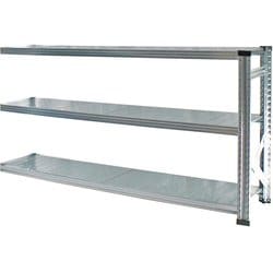 軽量 シンプル イタリア製 スチールラック 連結用 幅187.7×高さ91.7×奥行45cm 3段 MS1893d45s