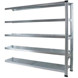 軽量 シンプル イタリア製 スチールラック 連結用 幅187.7×高さ157.6×奥行45cm 5段 MS18155d45s