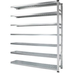 軽量 シンプル イタリア製 スチールラック 連結用 幅187.7×高さ197.2×奥行45cm 7段 MS18197d45s