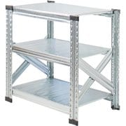 軽量 シンプル イタリア製 スチールラック 本体 幅67.7×高さ65.3×奥行50cm 3段 MS663d5