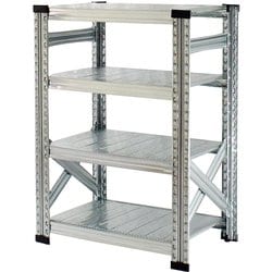 軽量 シンプル イタリア製 スチールラック 本体 幅67.7×高さ91.7×奥行50cm 4段 MS694d5