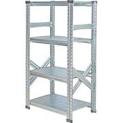 軽量 シンプル イタリア製 スチールラック 本体 幅67.7×高さ118×奥行50cm 4段 MS6124d5