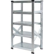 軽量 シンプル イタリア製 スチールラック 本体 幅67.7×高さ118×奥行50cm 5段 MS6125d5