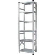 軽量 シンプル イタリア製 スチールラック 本体 幅67.7×高さ210.4×奥行50cm 6段 MS6216d5