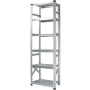 軽量 シンプル イタリア製 スチールラック 本体 幅67.7×高さ236.8×奥行50cm 6段 MS6236d5