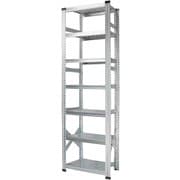 軽量 シンプル イタリア製 スチールラック 本体 幅67.7×高さ236.8×奥行50cm 7段 MS6237d5