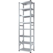 軽量 シンプル イタリア製 スチールラック 本体 幅67.7×高さ250×奥行50cm 8段 MS6258d5