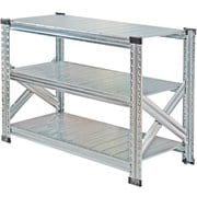 軽量 シンプル イタリア製 スチールラック 本体 幅97.7×高さ65.3×奥行50cm 3段 MS963d5
