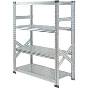 軽量 シンプル イタリア製 スチールラック 本体 幅97.7×高さ118×奥行50cm 4段 MS9124d5