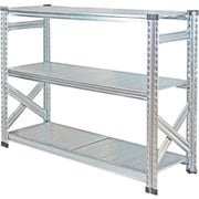 MS11103d5 [軽量 シンプル イタリア製 スチールラック 本体 幅112.7×高さ104.8×奥行50cm 3段]