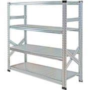 軽量 シンプル イタリア製 スチールラック 本体 幅112.7×高さ118×奥行50cm 4段 MS11124d5