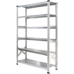 軽量 シンプル イタリア製 スチールラック 本体 幅112.7×高さ184×奥行50cm 6段 MS11186d5