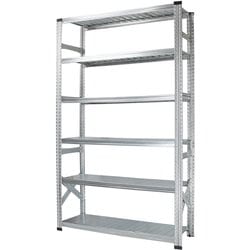 軽量 シンプル イタリア製 スチールラック 本体 幅112.7×高さ210.4×奥行50cm 6段 MS11216d5
