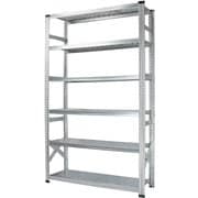 MS11216d5 [軽量 シンプル イタリア製 スチールラック 本体 幅112.7×高さ210.4×奥行50cm 6段]