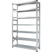 MS11237d5 [軽量 シンプル イタリア製 スチールラック 本体 幅112.7×高さ236.8×奥行50cm 7段]