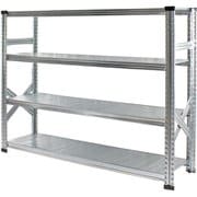 軽量 シンプル イタリア製 スチールラック 本体 幅142.7×高さ118×奥行50cm 4段 MS14124d5