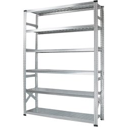 軽量 シンプル イタリア製 スチールラック 本体 幅142.7×高さ197.2×奥行50cm 6段 MS14196d5