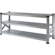 MS1563d5 [軽量 シンプル イタリア製 スチールラック 本体 幅157.7×高さ65.3×奥行50cm 3段]