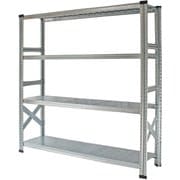 MS15154d5 [軽量 シンプル イタリア製 スチールラック 本体 幅157.7×高さ157.6×奥行50cm 4段]