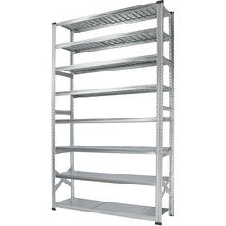 軽量 シンプル イタリア製 スチールラック 本体 幅157.7×高さ250×奥行50cm 8段 MS15258d5