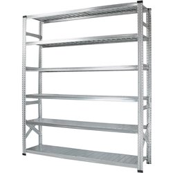 軽量 シンプル イタリア製 スチールラック 本体 幅172.7×高さ210.4×奥行50cm 6段 MS17216d5