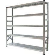 軽量 シンプル イタリア製 スチールラック 本体 幅187.7×高さ184×奥行50cm 5段 MS18185d5