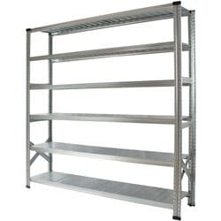 軽量 シンプル イタリア製 スチールラック 本体 幅187.7×高さ184×奥行50cm 6段 MS18186d5