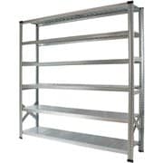 軽量 シンプル イタリア製 スチールラック 本体 幅187.7×高さ184×奥行50cm 6段 MS18186d5