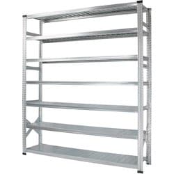 軽量 シンプル イタリア製 スチールラック 本体 幅187.7×高さ236.8×奥行50cm 7段 MS18237d5