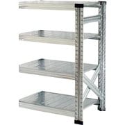 軽量 シンプル イタリア製 スチールラック 連結用 幅67.7×高さ91.7×奥行50cm 4段 MS694d5s