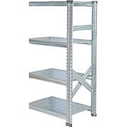 軽量 シンプル イタリア製 スチールラック 連結用 幅67.7×高さ118×奥行50cm 4段 MS6124d5s