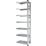 軽量 シンプル イタリア製 スチールラック 連結用 幅67.7×高さ197.2×奥行50cm 7段 MS6197d5s