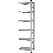 軽量 シンプル イタリア製 スチールラック 連結用 幅67.7×高さ210.4×奥行50cm 6段 MS6216d5s