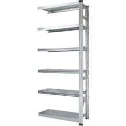 軽量 シンプル イタリア製 スチールラック 連結用 幅97.7×高さ197.2×奥行50cm 6段 MS9196d5s