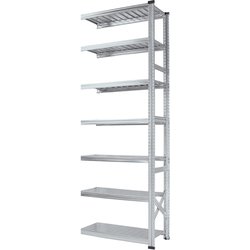 軽量 シンプル イタリア製 スチールラック 連結用 幅97.7×高さ250×奥行50cm 7段 MS9257d5s