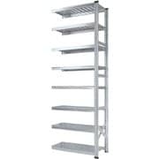 軽量 シンプル イタリア製 スチールラック 連結用 幅97.7×高さ250×奥行50cm 8段 MS9258d5s