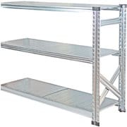 MS11103d5s [軽量 シンプル イタリア製 スチールラック 連結用 幅112.7×高さ104.8×奥行50cm 3段]