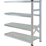 MS11124d5s [軽量 シンプル イタリア製 スチールラック 連結用 幅112.7×高さ118×奥行50cm 4段]