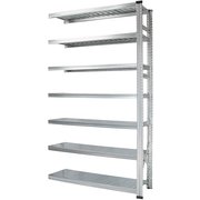 軽量 シンプル イタリア製 スチールラック 連結用 幅112.7×高さ236.8×奥行50cm 7段 MS11237d5s