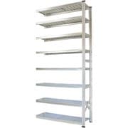 軽量 シンプル イタリア製 スチールラック 連結用 幅112.7×高さ250×奥行50cm 8段 MS11258d5s