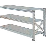 MS1263d5s [軽量 シンプル イタリア製 スチールラック 連結用 幅127.7×高さ65.3×奥行50cm 3段]