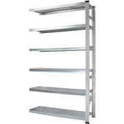 軽量 シンプル イタリア製 スチールラック 連結用 幅127.7×高さ197.2×奥行50cm 6段 MS12196d5s