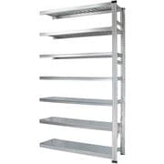 軽量 シンプル イタリア製 スチールラック 連結用 幅127.7×高さ210.4×奥行50cm 7段 MS12217d5s