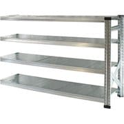 軽量 シンプル イタリア製 スチールラック 連結用 幅142.7×高さ91.7×奥行50cm 4段 MS1494d5s