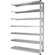 軽量 シンプル イタリア製 スチールラック 連結用 幅142.7×高さ210.4×奥行50cm 7段 MS14217d5s