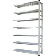 軽量 シンプル イタリア製 スチールラック 連結用 幅142.7×高さ250×奥行50cm 7段 MS14257d5s